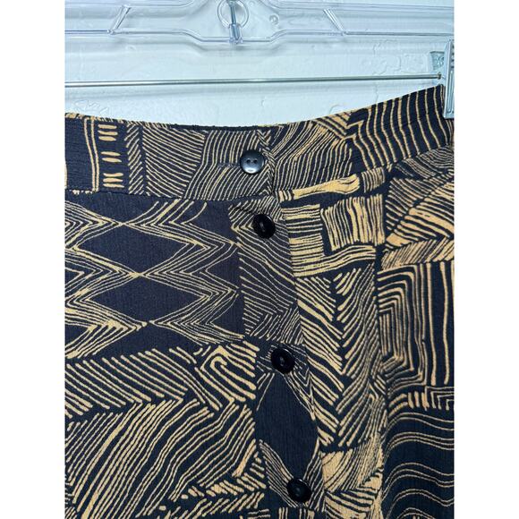 TanJay patchwork button maxi skirt womens 18 vintage peasant cottagecore fairy - Picture 2 of 7